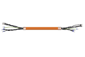 readycable® servo cable suitable for Elau E-MO-087, base cable PVC 10 x d