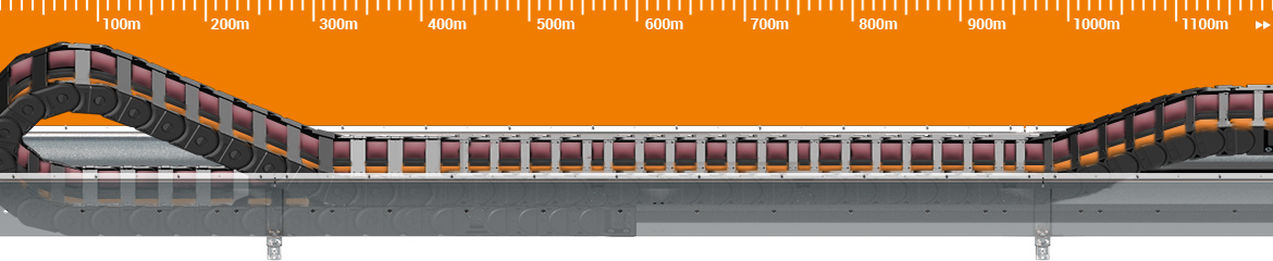 Energialáncok hosszú elmozdulásokhoz és nagy igénybevételhez