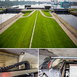 Tengeri zsilip, Wilhelmshaven, Németország