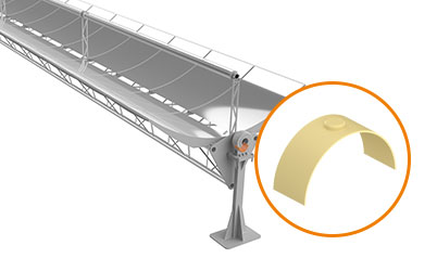 Custom-made special solution in solar plant