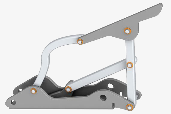 Az iglidur® siklócsapágyak többcsuklós pántokban