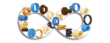 Az igus® által az ügyfél egyéni igényei szerint gyártott csapágyak