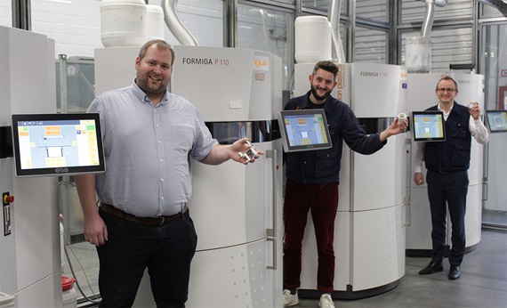 Az igus 3D nyomtatással foglalkozó csapata