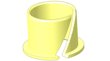 Siklócsapágy CAD-rajzának konfigurálása online