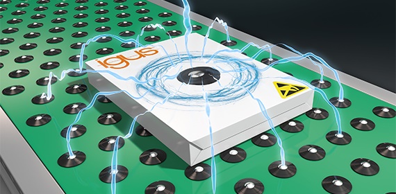 ESD alkatrész: antisztatikus gördülőcsapágy egység