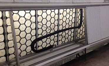 Traverzrendszer a vertikális mezőgazdaságban