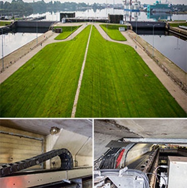 Tengeri zsilip, Wilhelmshaven, Németország