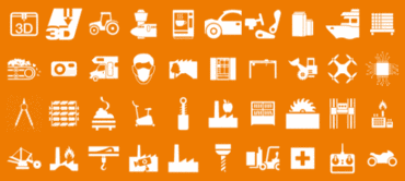 Az igus-iparágak szimbólumai