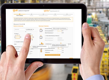 igus online eszközök tableten